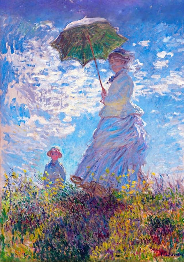 Sunlit Parasol Masterpiece