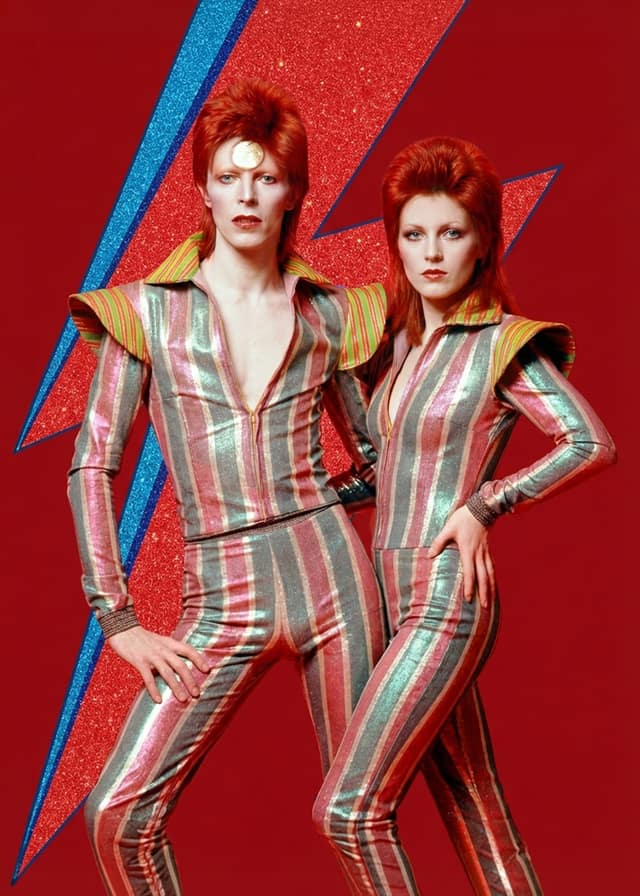 David Bowie Glam Rock Duo