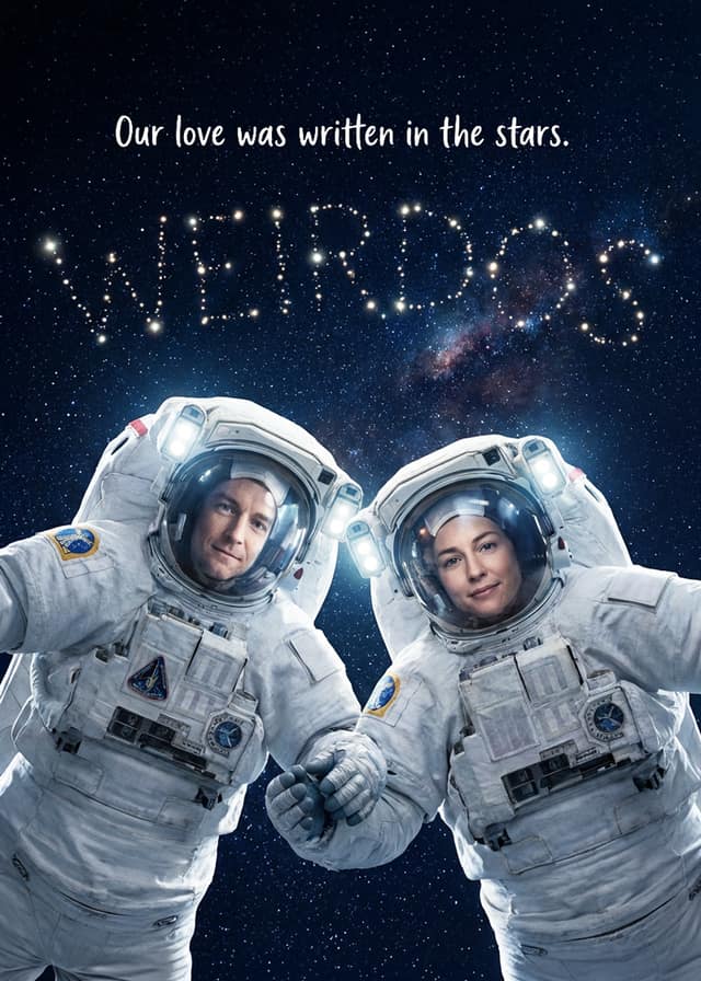 Astronaut Lovebirds Face Swap