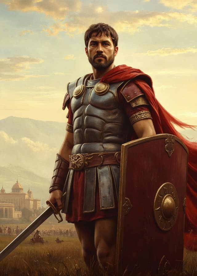 Roman Commander Face Swap