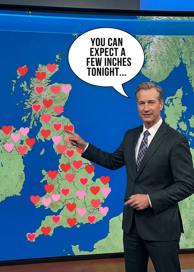 Cheeky Weather Presenter Swap