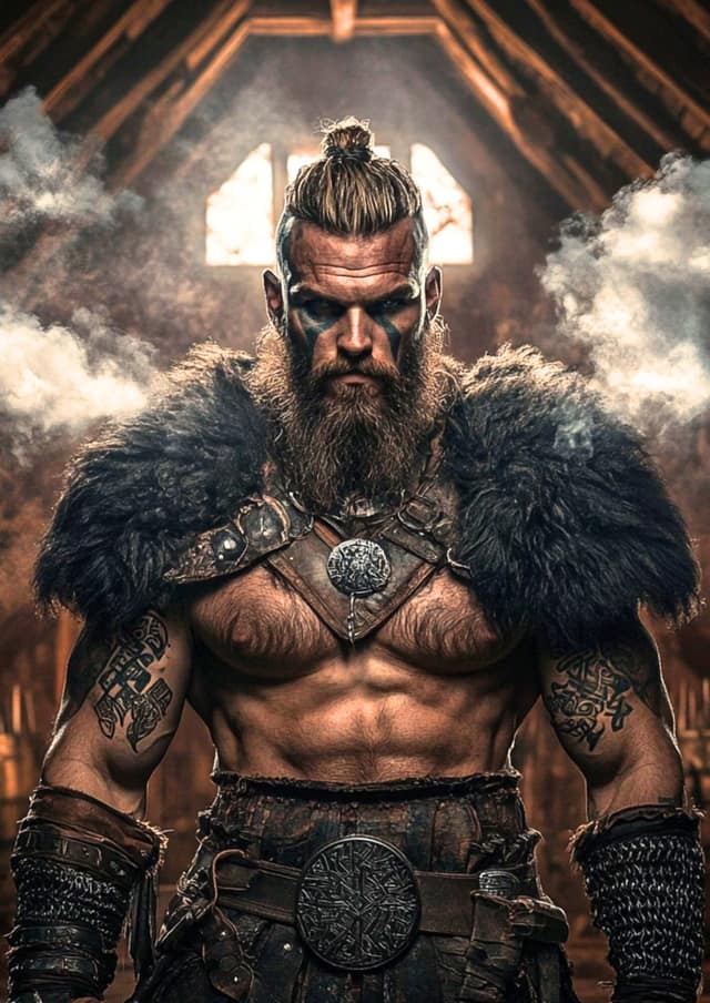 Fierce Viking Warlord