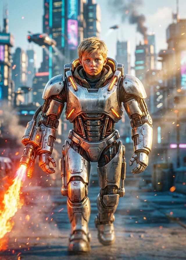 Neon City Battle Suit