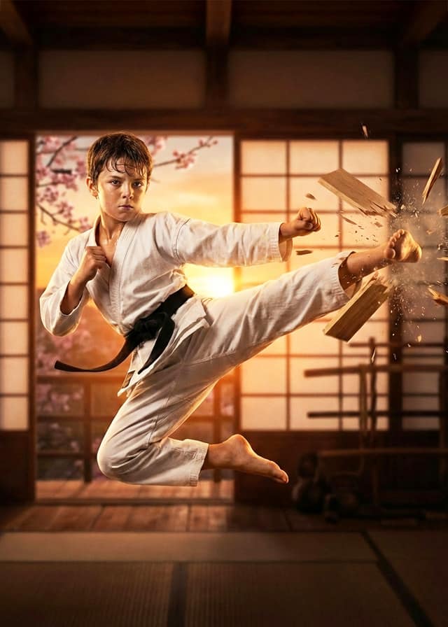 Sky High Karate Kick