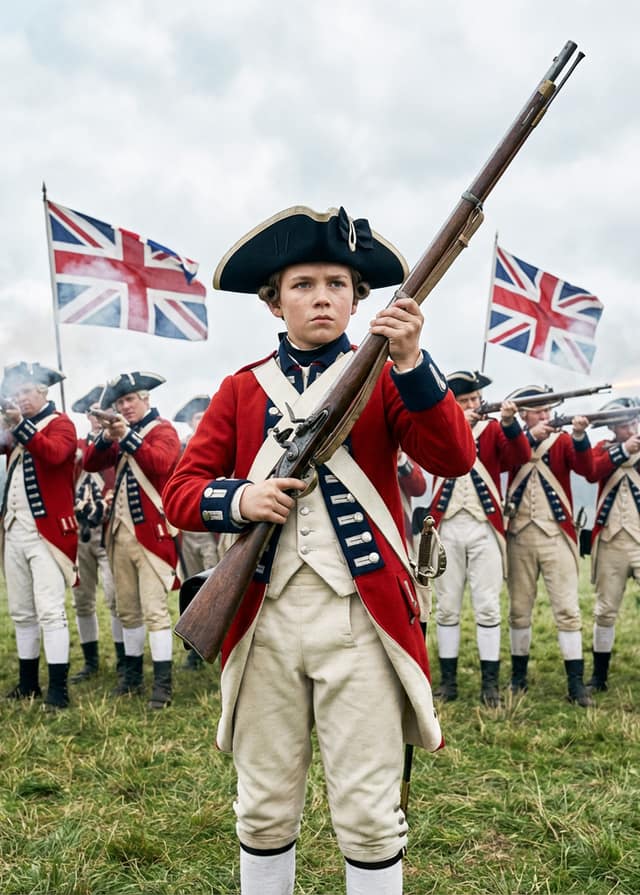 Young Redcoat Battle Hero