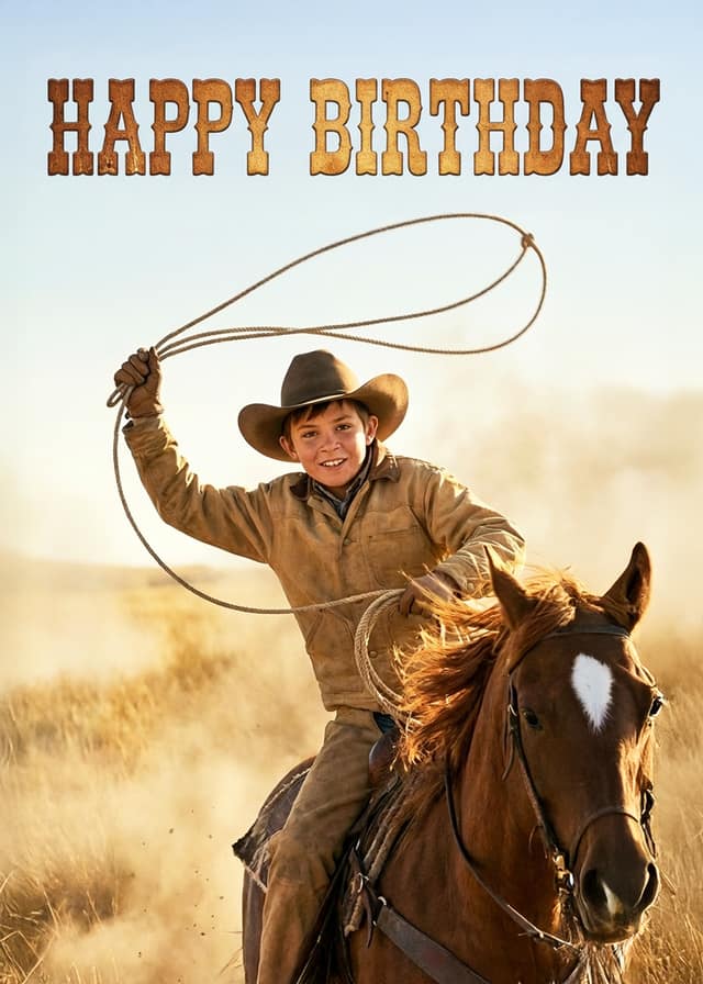 Wild West Birthday Cowboy