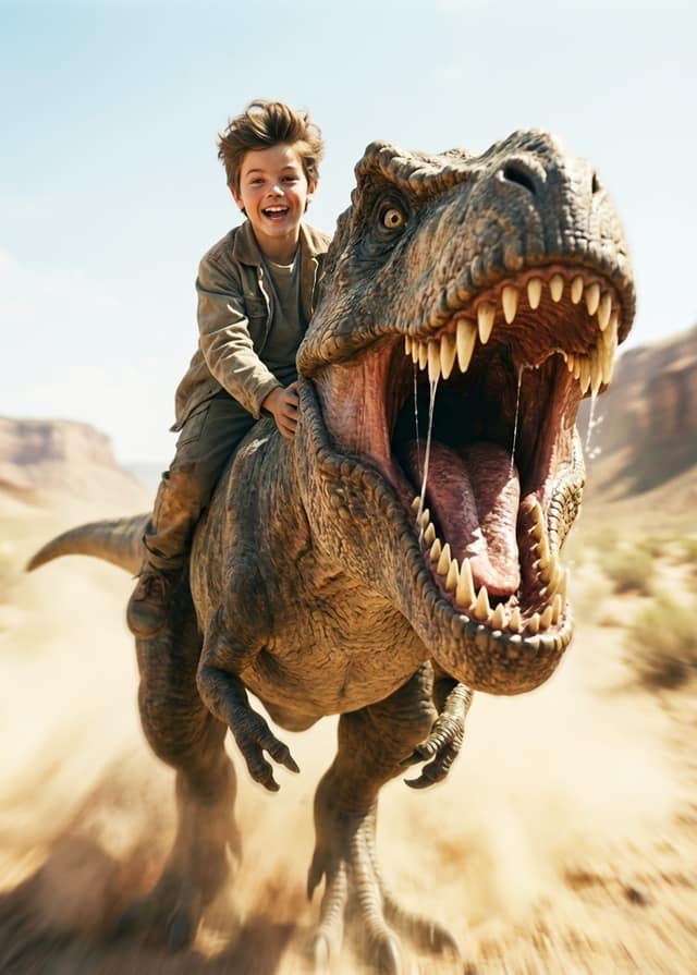 Ride A Roaring T-Rex