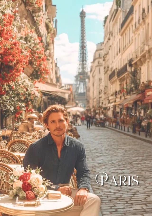 Paris Cafe Leading Man