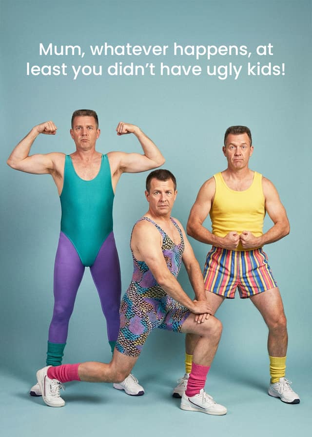 Awkward aerobics trio