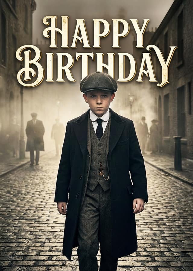 Vintage gangster birthday