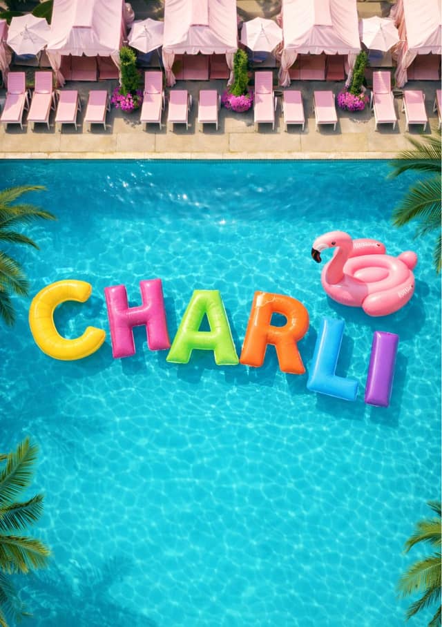 Charli pool party