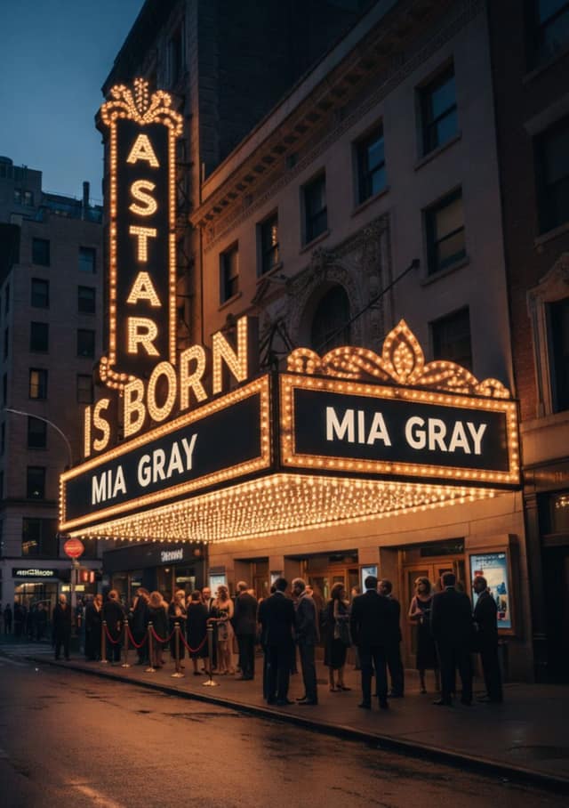 Premiere marquee lights