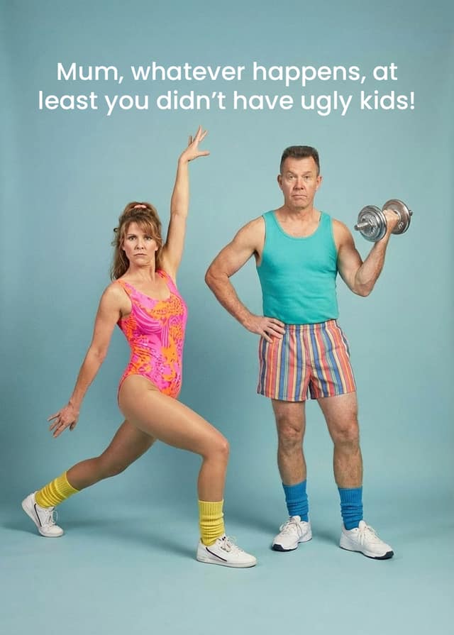 Retro fitness couple