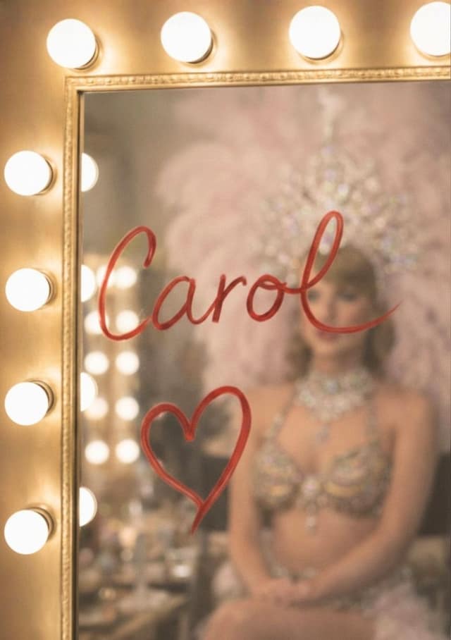 Showgirl vanity mirror