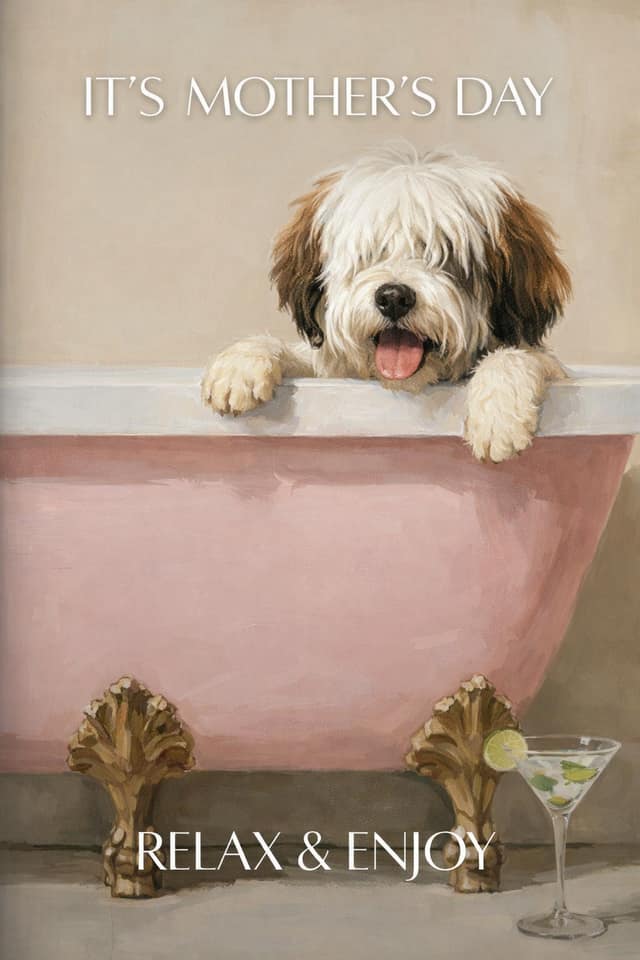 Mothers day spa pup