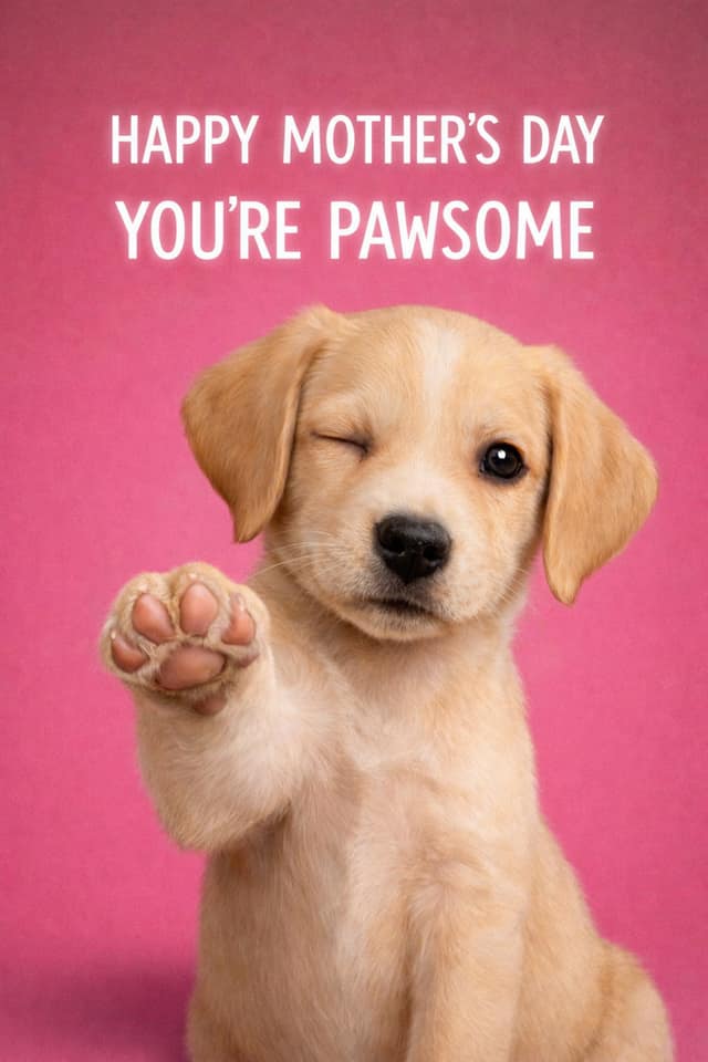 Pawsome mothers day