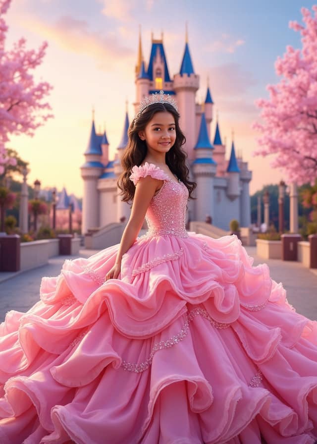 Enchanted castle princess