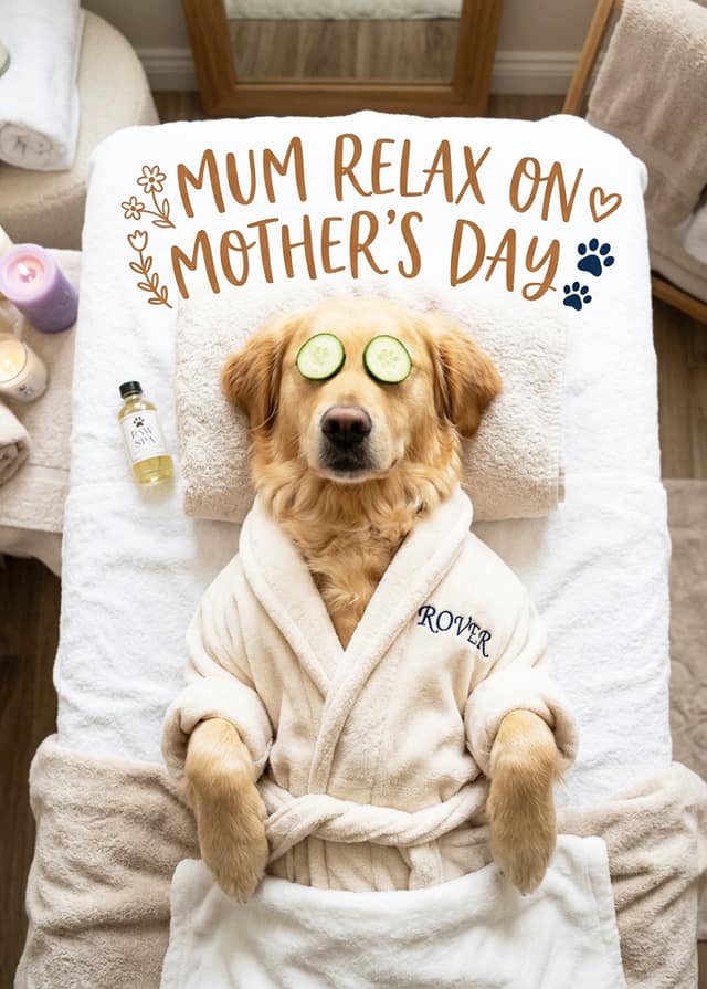 Mothers day spa pup