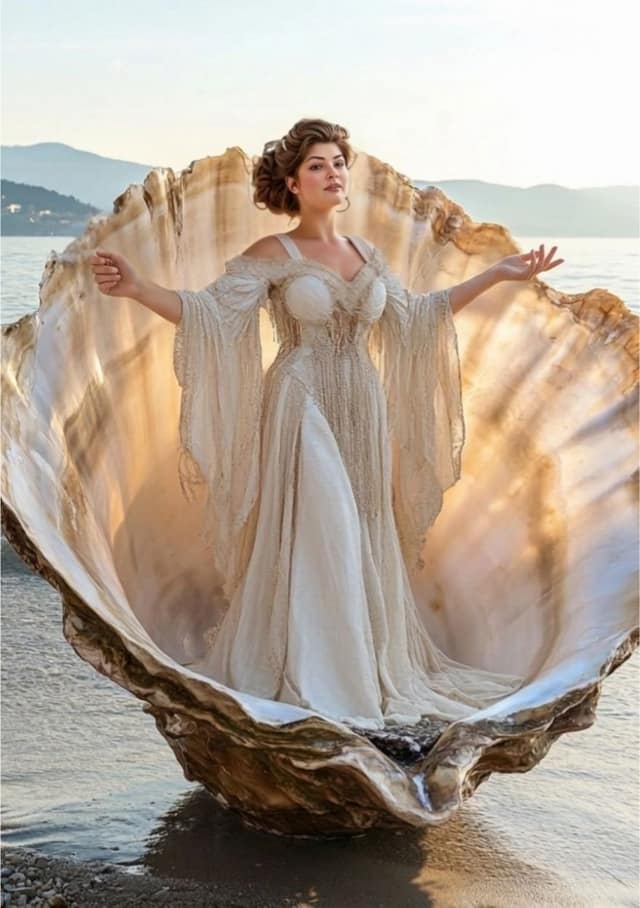 Seashell Goddess Face Swap