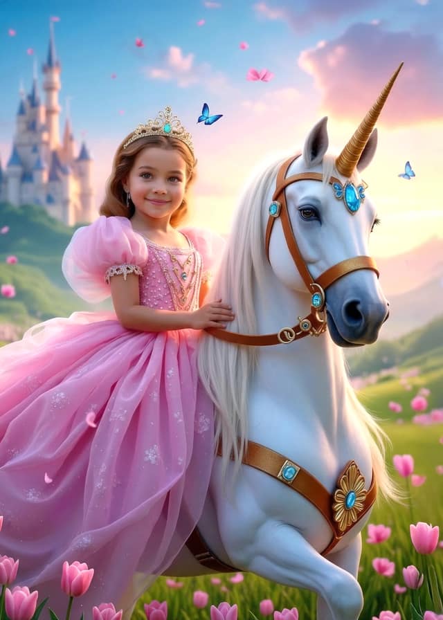 Enchanted Unicorn Princess Ride