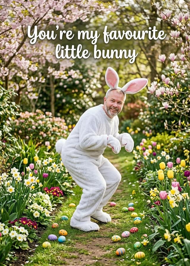 Favourite Bunny Easter Card