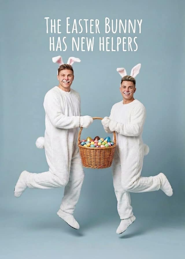 Easter Bunny Helpers Duo
