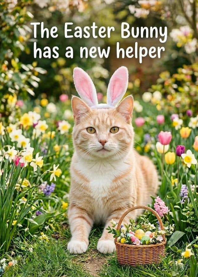 Easter Bunny Pet Helper