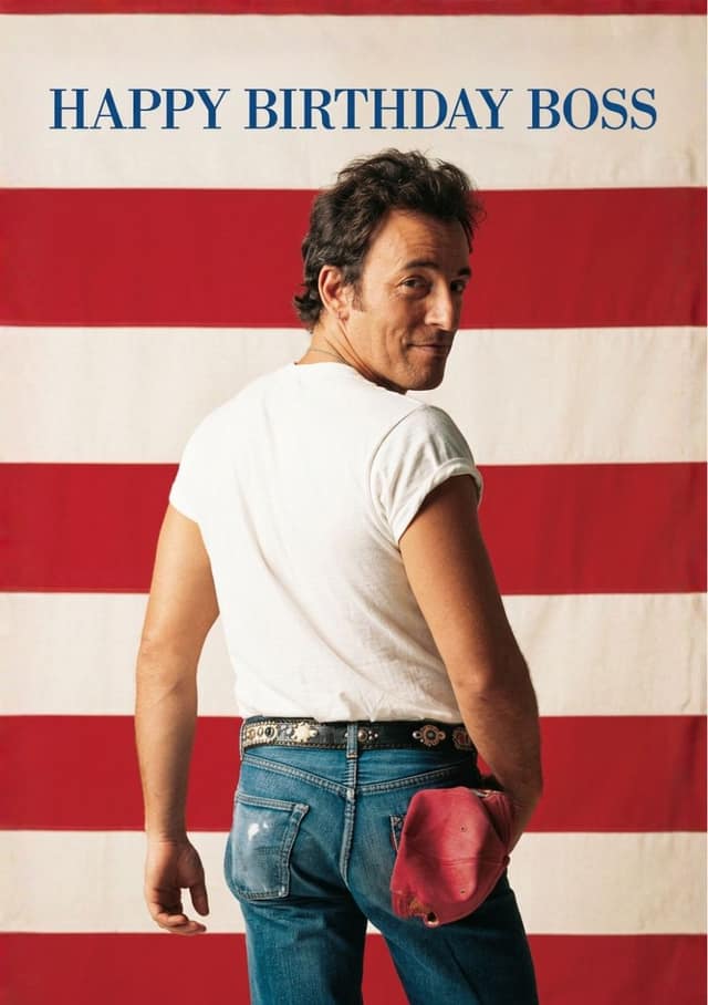 Bruce Springsteen Birthday Boss