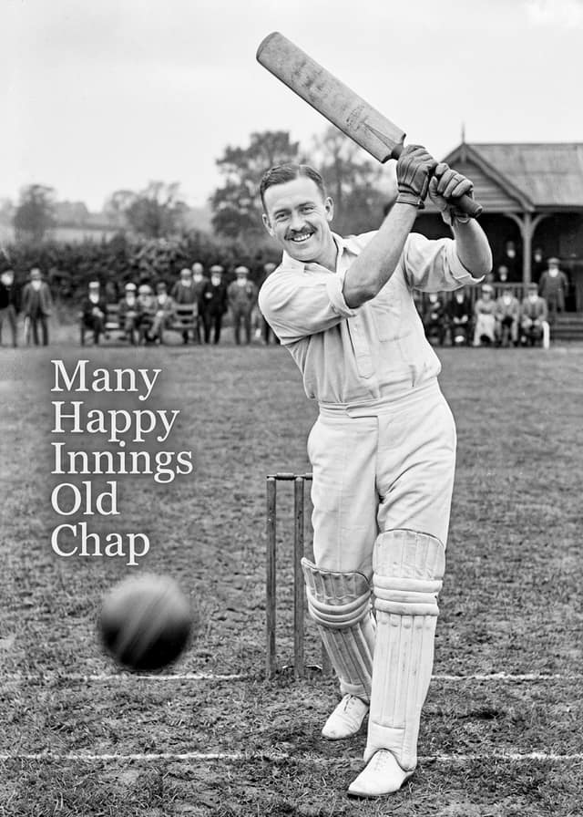 Vintage Cricket Happy Innings