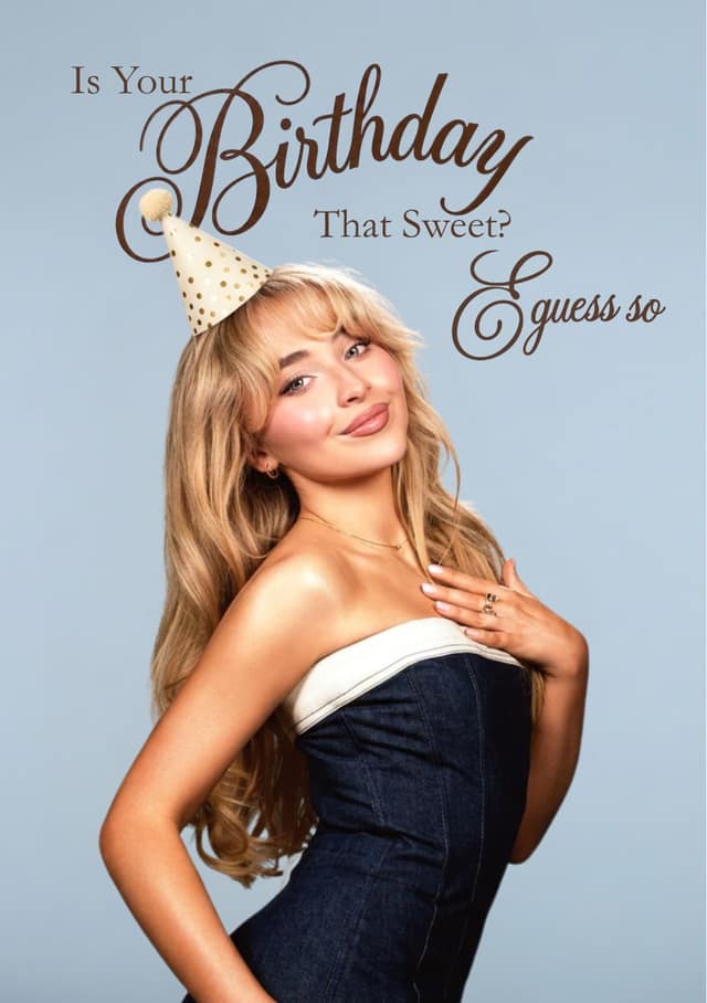 Sabrina Carpenter Birthday Glam