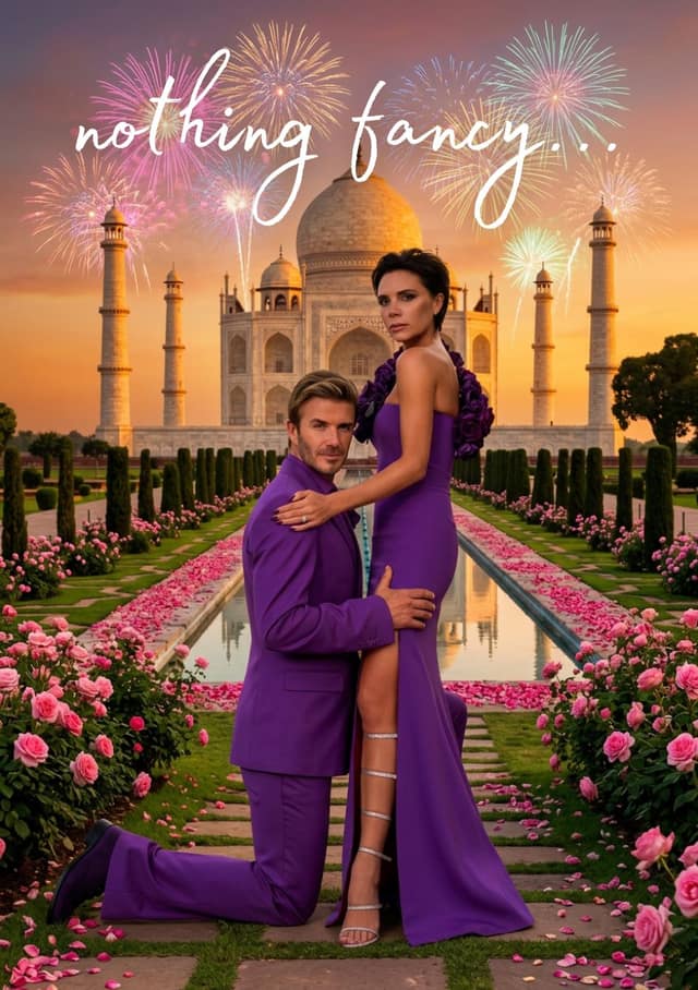 Beckham Style Taj Mahal Glam