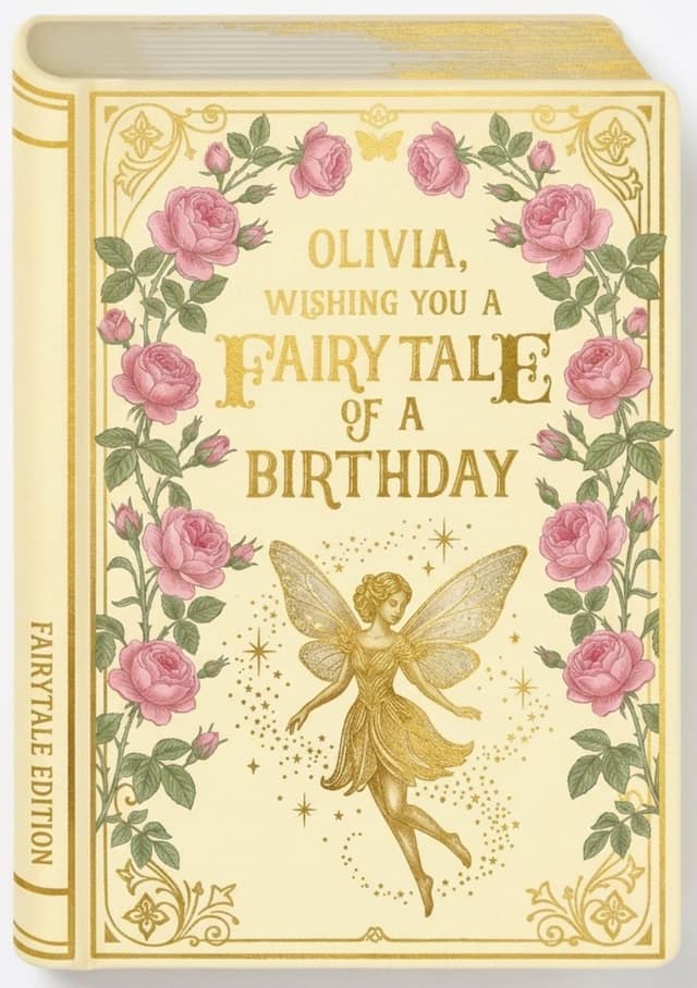 Enchanted Birthday Storybook Cover