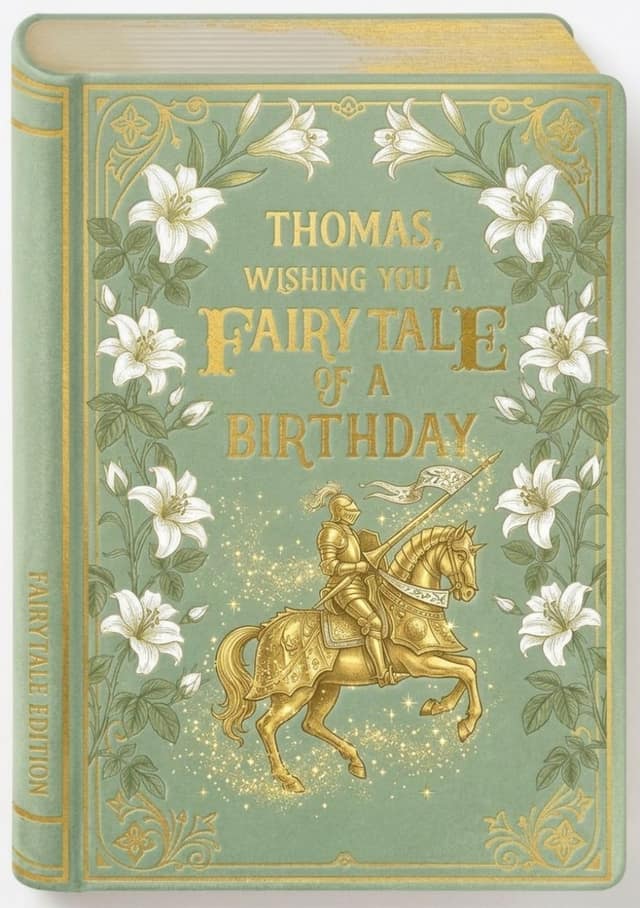 Fairy Tale Birthday Knight