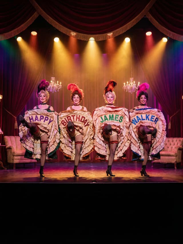 Cabaret Birthday Name Show