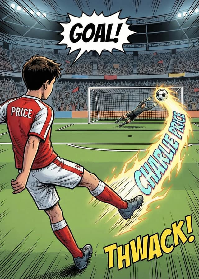 Thunderstrike Football Name Comic