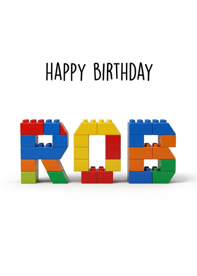 Birthday Building Block Name