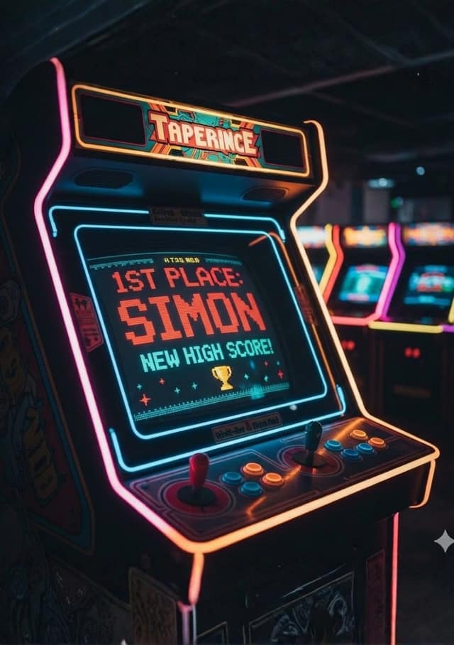 Retro Arcade High Score