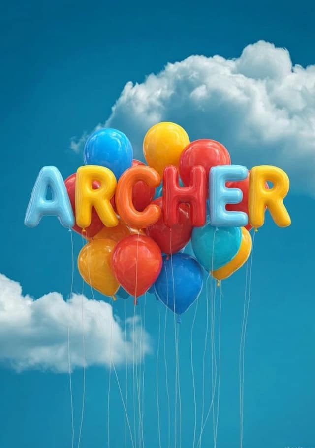 Sky High Name Balloons