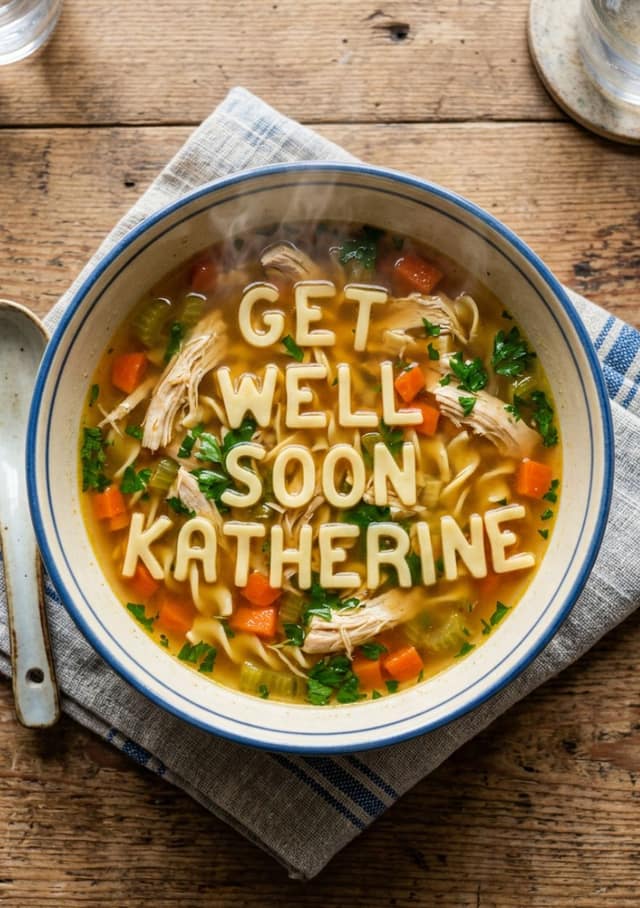 Get Well Alphabet Soup