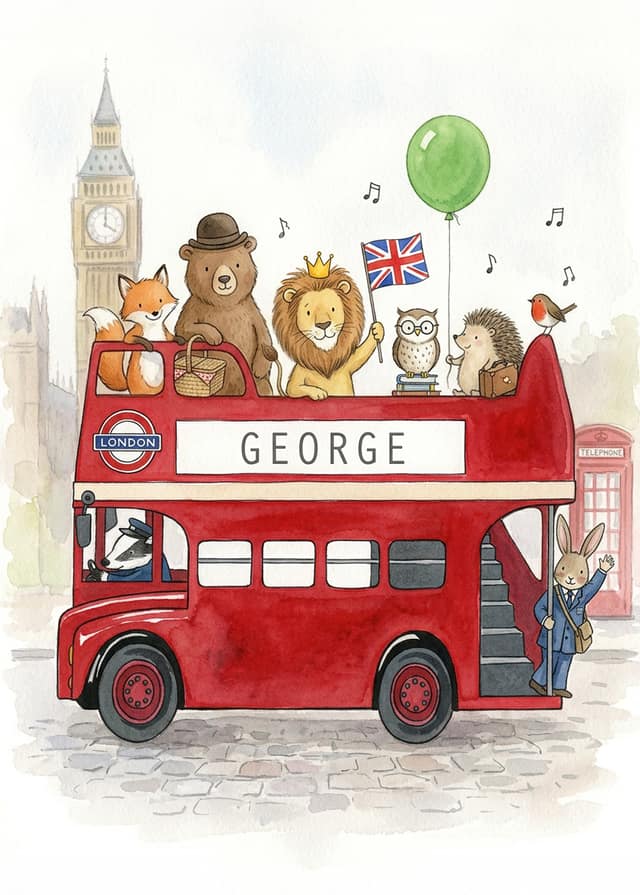 Storybook London Animal Bus