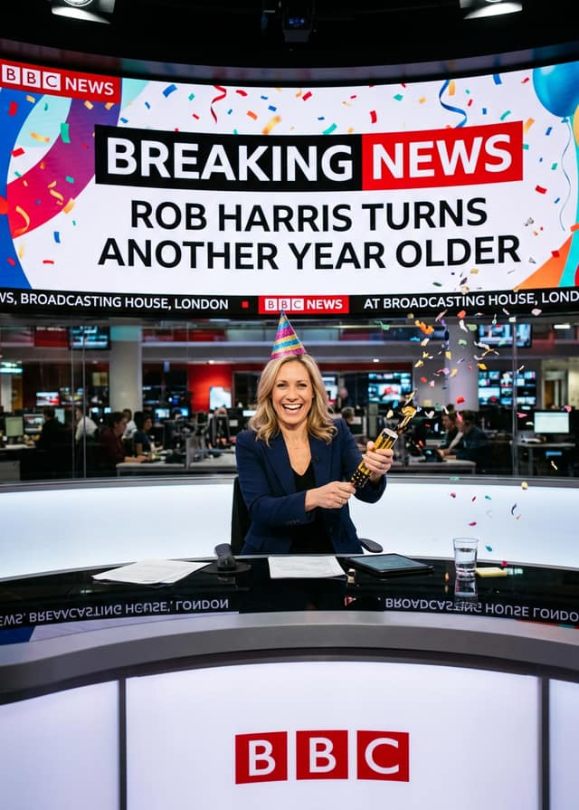 Breaking News Birthday Headline