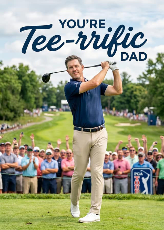 Teeriffic Dad Card