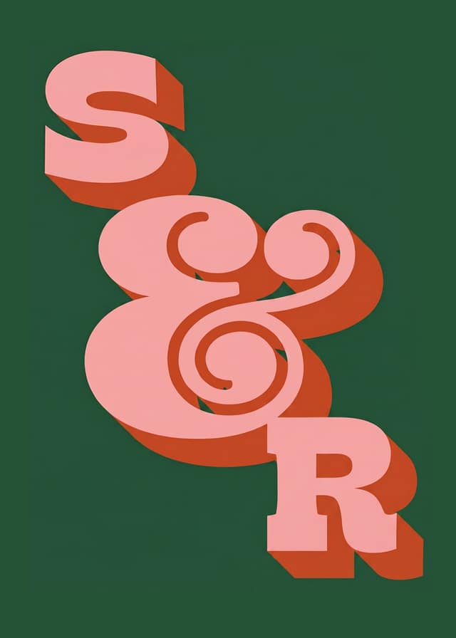 Retro Initials Stack