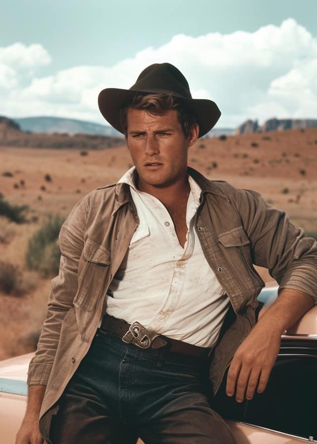 Rugged Desert Cowboy