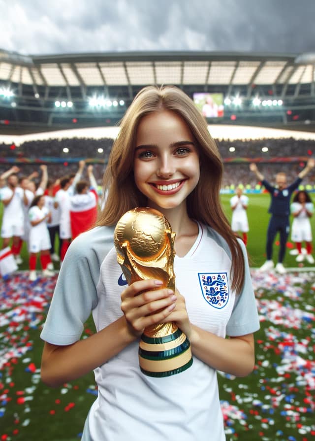 Football Final Trophy Moment