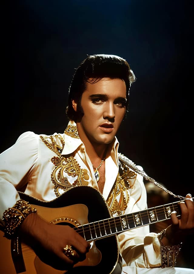 Elvis Presley Guitar Swagger