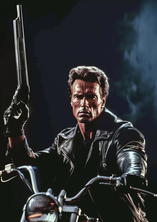 Arnold Schwarzenegger Biker Swap