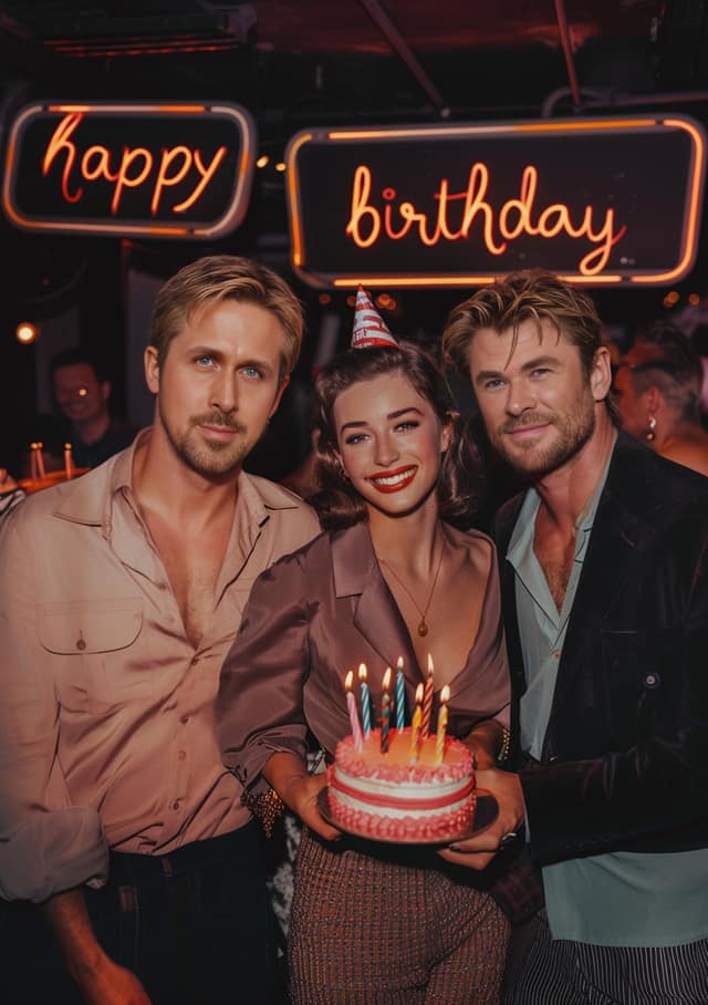 Celebrity Birthday Girl Ryan Gosling Card
