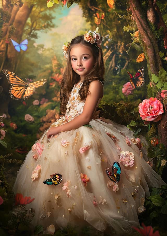Fairytale Butterfly Ballgown