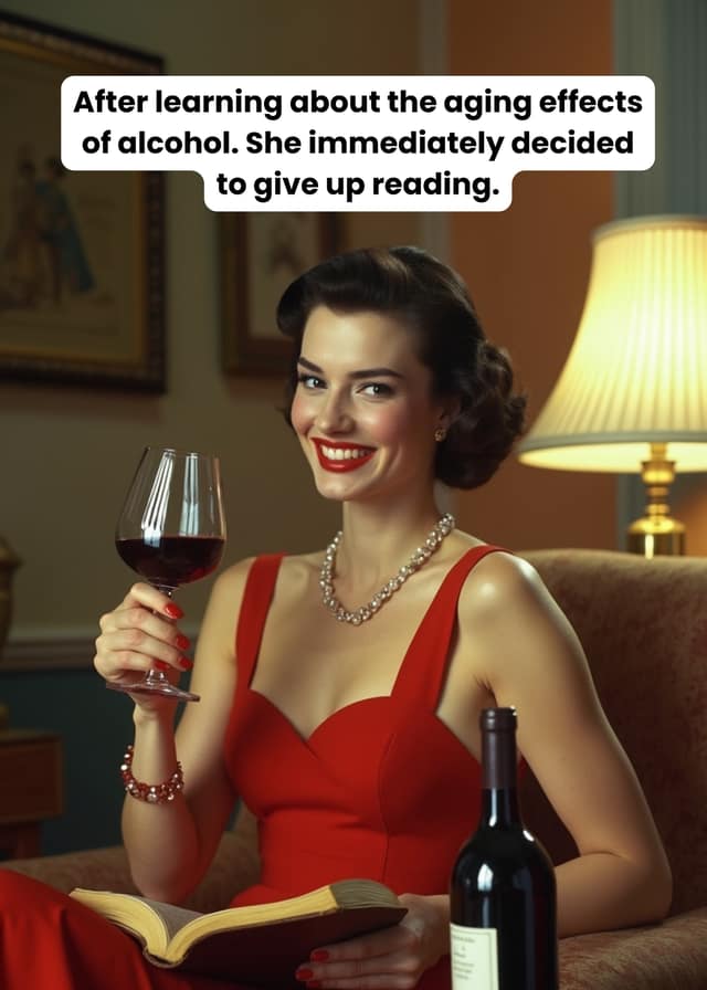 Vintage Wine Reading Face Swap